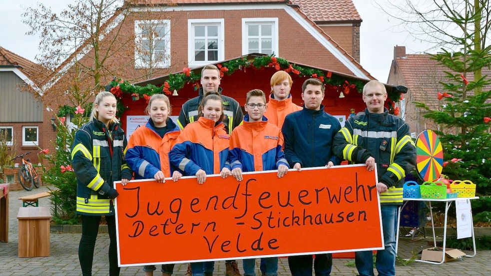 Die Jugendfeuerwehr ist auch in diesem Jahr mit einem Stand auf dem Deterner Adventsmarkt dabei. Foto: Privat