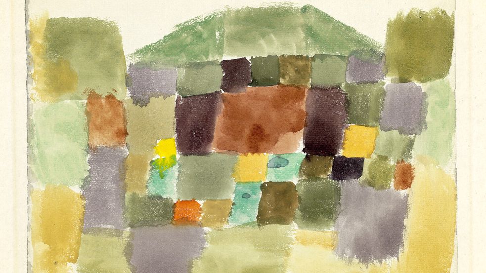 Die „Dünenlandschaft“ von Paul Klee entstand auf Baltrum. Foto: Zentrum Paul Klee