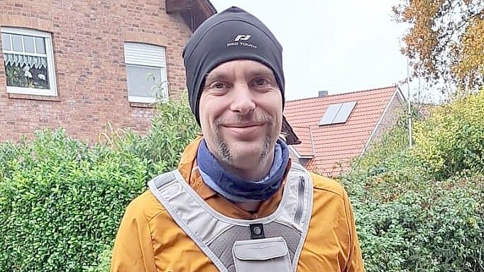Ingo Hellmers sammelt in diesem Monat fleißig Kilometer. Foto: Privat