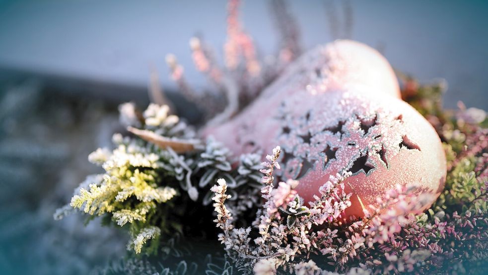 Grabgestaltung kann auch winterfest sein. Foto: Pixabay