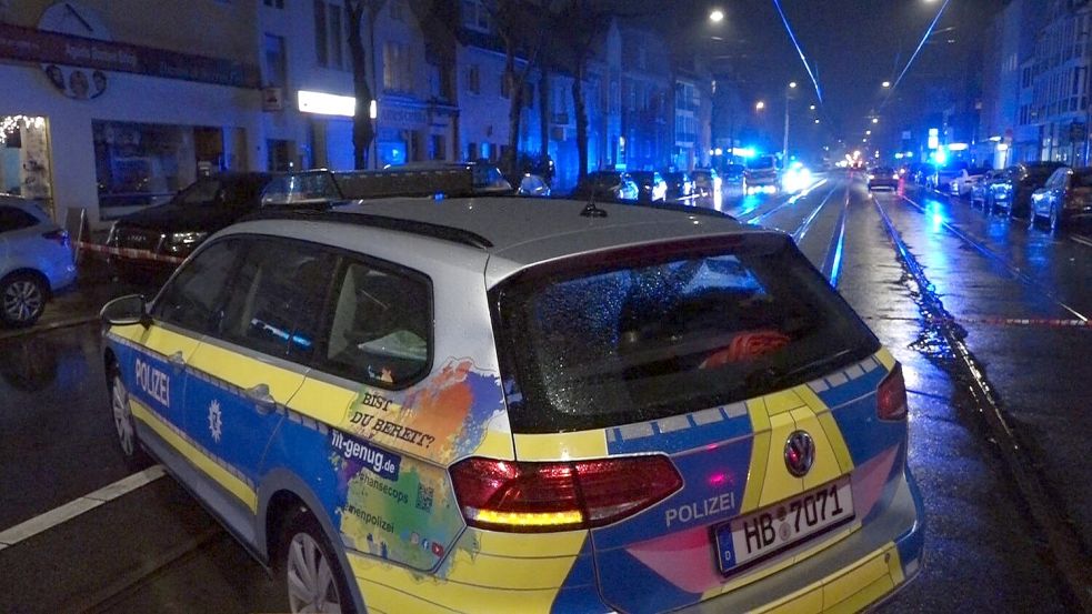 An der Gröpelinger Heerstraße sind am Sonntagabend Schüsse gefallen. Foto: NWM-TV