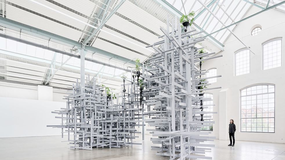 Architektur auf Zeit: Christian Odzucks Installation „Casa senza Nome“. Foto: Kai Behrendt