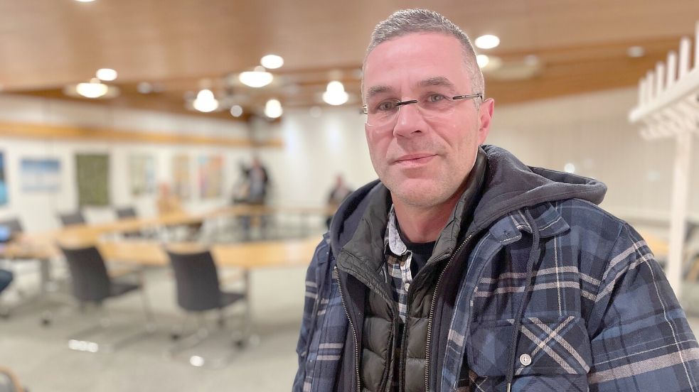 Markus Sagemann war als Zuhörer im Fachausschuss. Dort gab es grünes Licht für die Planung. Foto: Janßen