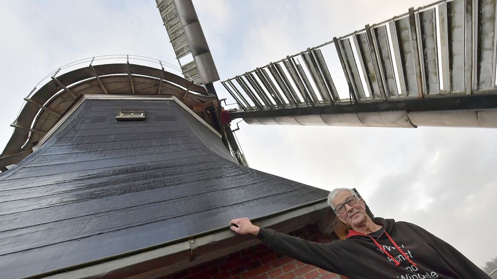 Der Herr der Bunder Mühle ist Dieter Hunken. Foto: Ortgies