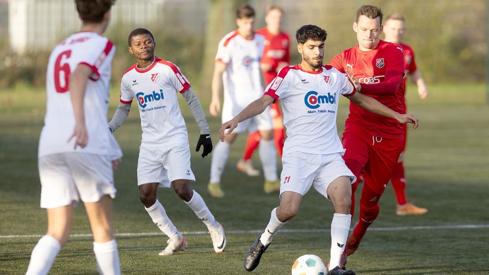 Die Fußballer der SpVg Aurich bekommen einen neuen Trainer. Es ist der vierte in dieser Saison. Foto: Doden/Emden