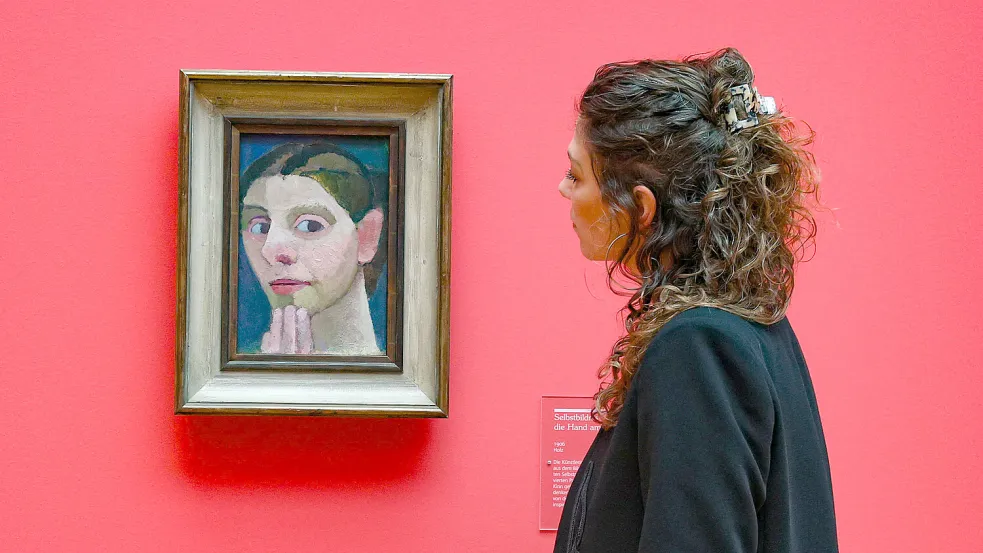 Eine Frau entdeckt sich selbst ganz neu: Selbstbildnis von Paula-Modersohn-Becker im Landesmuseum Hannover. Foto: IMAGO/localpic