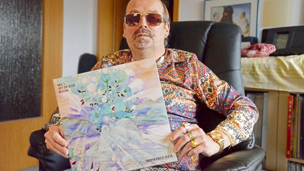 Marco Heyl stellt seine neue LP „Mysterious Suite“ vor. Foto: Lüppen