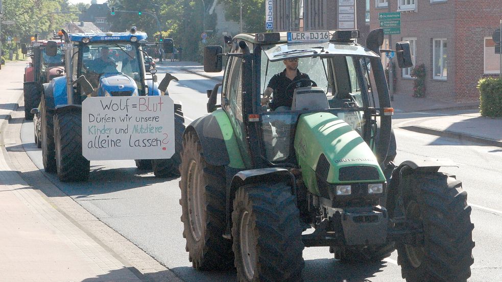 275 Trecker hatten sich auf den Weg nach Aurich gemacht.