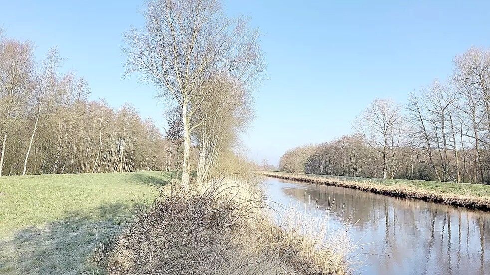 Die Sagter Ems zwischen Strücklingen und Bokelesch: Dort soll eine Flussauenlandschaft entstehen. Sie dient auch dem Hochwasserschutz. Archivfoto: Kruse