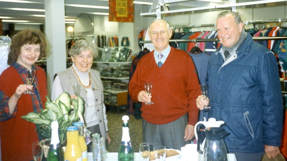 Beim 70-jährigen Bestehen (von links): Annegret Brandt, Helene Brandt, Anton-Erich Brandt und Philipp Lüpkes. Fotos: Archiv