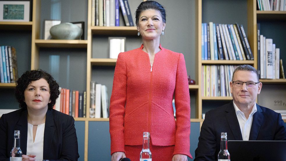 Sahra Wagenknecht hat ihre neue Partei offiziell gegründet. Foto: dpa/Bernd von Jutrczenka