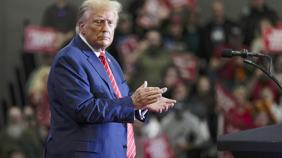 Ex-US-Präsident Donald Trump will bei der nächsten Präsidentschaftswahl antreten. Ob es dazu kommen wird, ist noch unklar. Foto: dpa/AP/Charlie Neibergall
