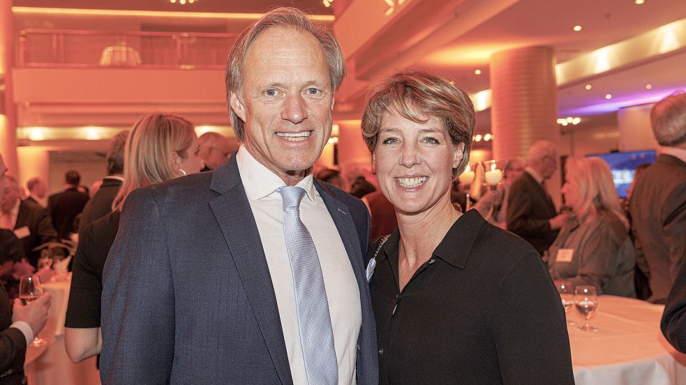 Christina Block zusammen mit ihrem Lebensgefährten Gerhard Delling. Foto: imago images/Funke Foto Services