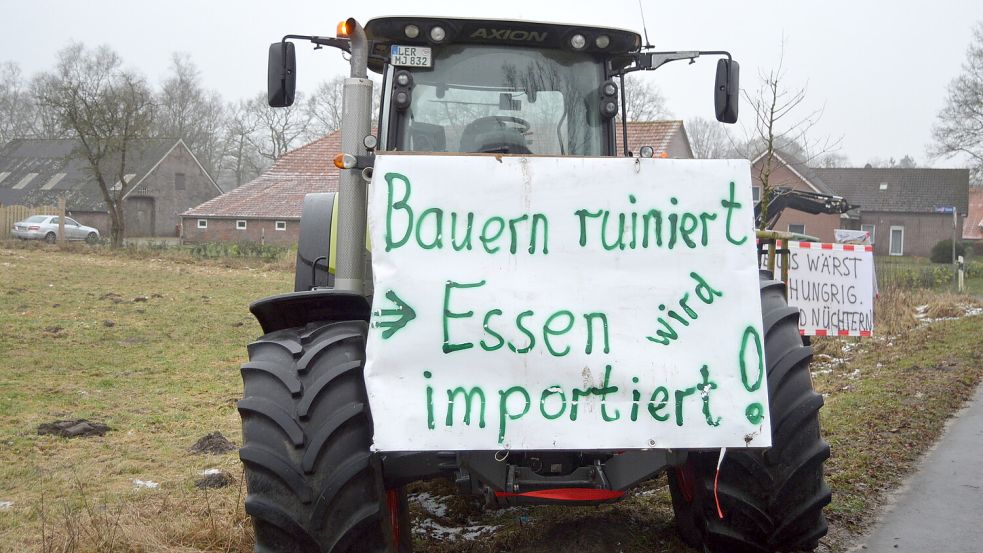 Landwirte machen sich Sorgen, dass immer mehr Lebensmittel aus dem Ausland importiert werden.
