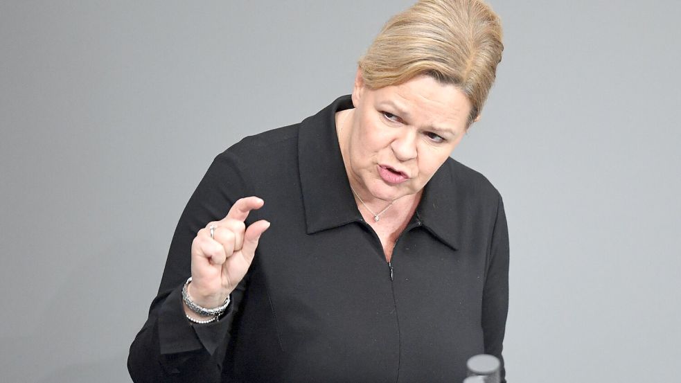 Bundesinnenministerin Nancy Faeser hat ein AfD-Verbotsverfahren nicht ausgeschlossen. Foto: dpa/Marco Rauch