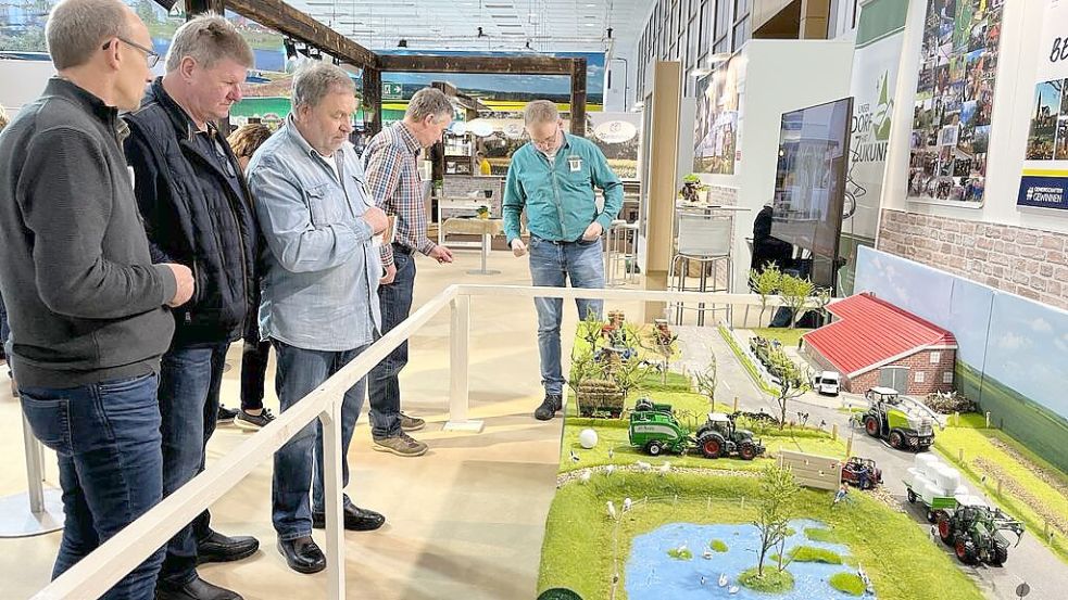 Viele Besucher der „Grünen Woche“ bestaunten die Modell-Welt von Anton Lokers. Foto: privat