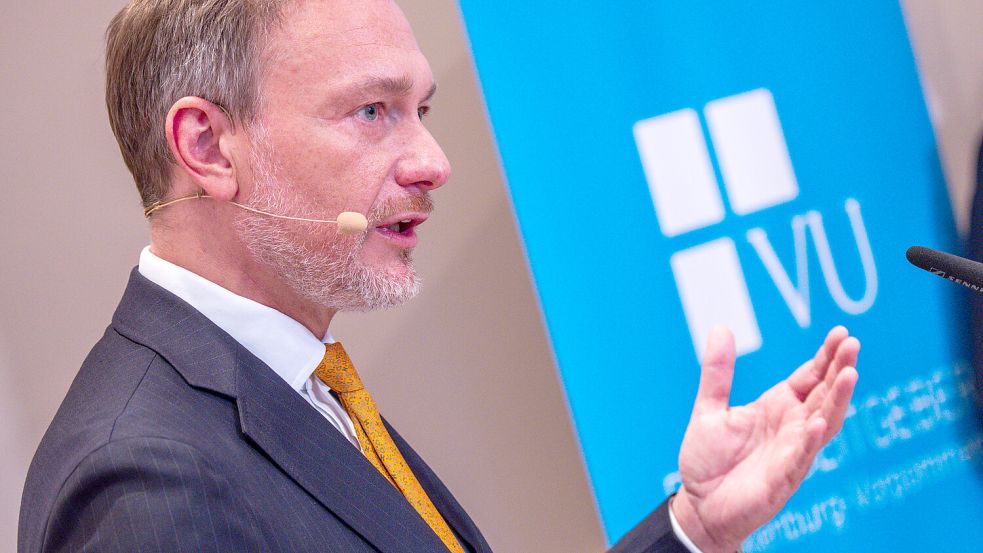 Bundesfinanzminister Christian Lindner (FDP) fordert mehr Leistungsbereitschaft von den Erwerbstätigen im Land. Foto: Jens Büttner/dpa