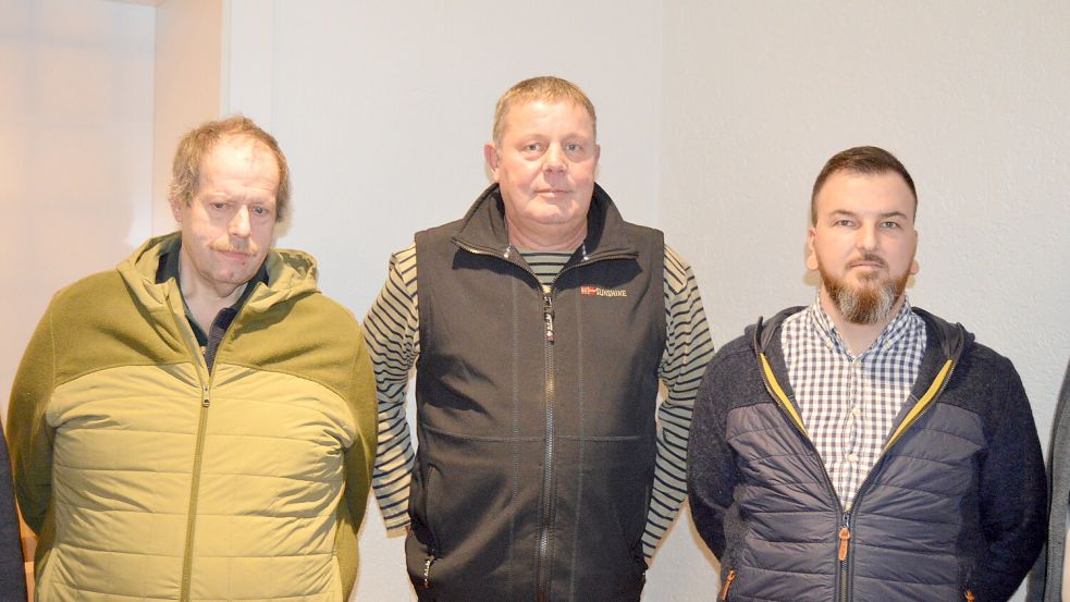 Neue Gesichter im Vorstand (von links): Werner Wessels Michael Reemts und Maik Völter.