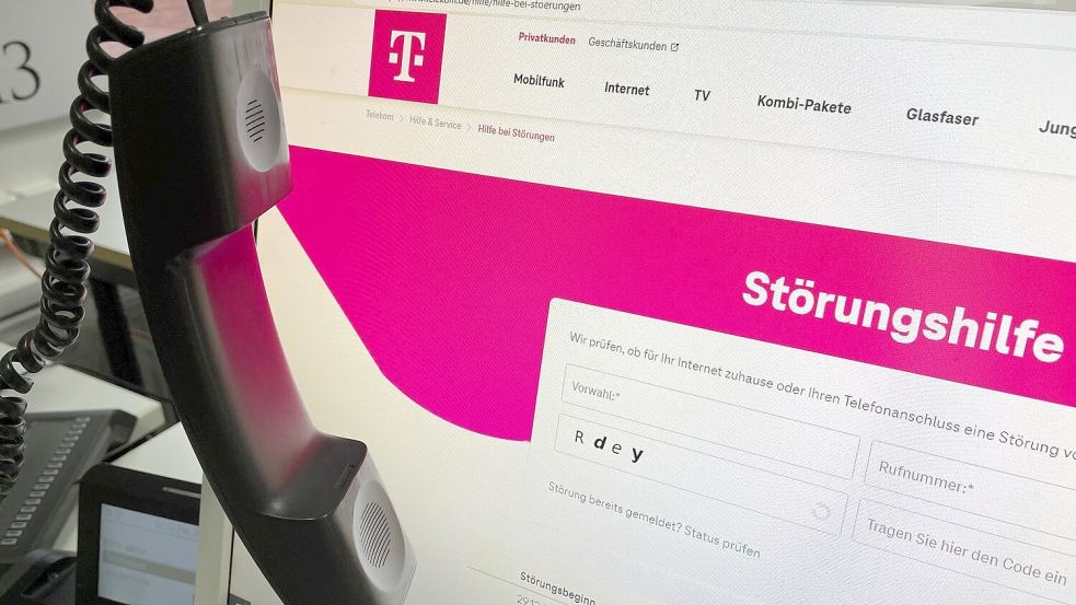 Kein Anschluss? Bei der Telekom hat es erneut eine Störung gegeben. Foto: Janßen
