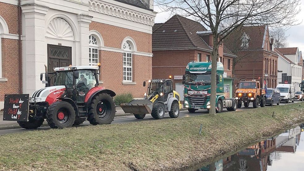 Seit Montag protestieren Landwirte und Unterstützer vor allem gegen die Politik der Ampel-Regierung. Foto: Ammermann