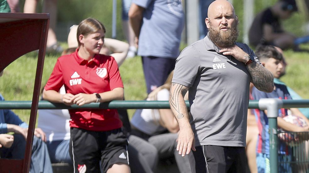 Trainer Tammo Pfeiffer zeigte sich mit dem Auftritt seiner Mannschaft in Dortmund zufrieden. Foto: Doden