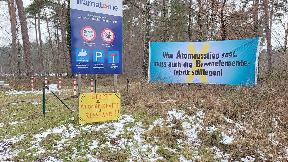 Die Warnungen von Gutachtern und Experten vor einer russischen Beteiligung liefern den Gegnern der Brennelementefabrik in Lingen neue Munition. Foto: Hermann Bojer