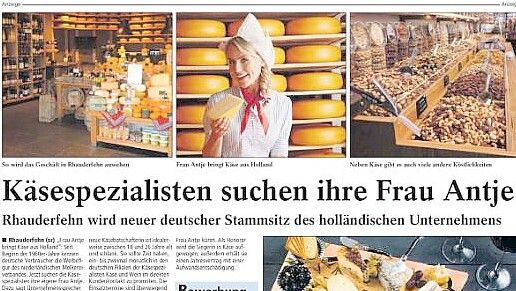 Mit einer großen Anzeige suchte der sogenannte Käsekönig nach Personal für seinen angeblichen Käse-Laden und das Fondue-Restaurant. Foto: Archiv