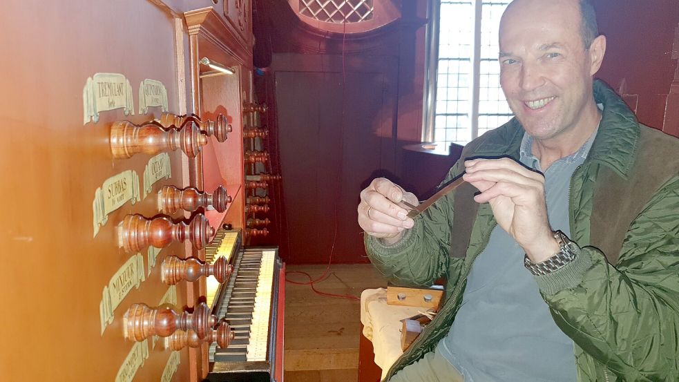 Die Orgel wird in Leer in der Werkstatt von Hendrik Ahrend restauriert. Foto: Gettkowski/Archiv