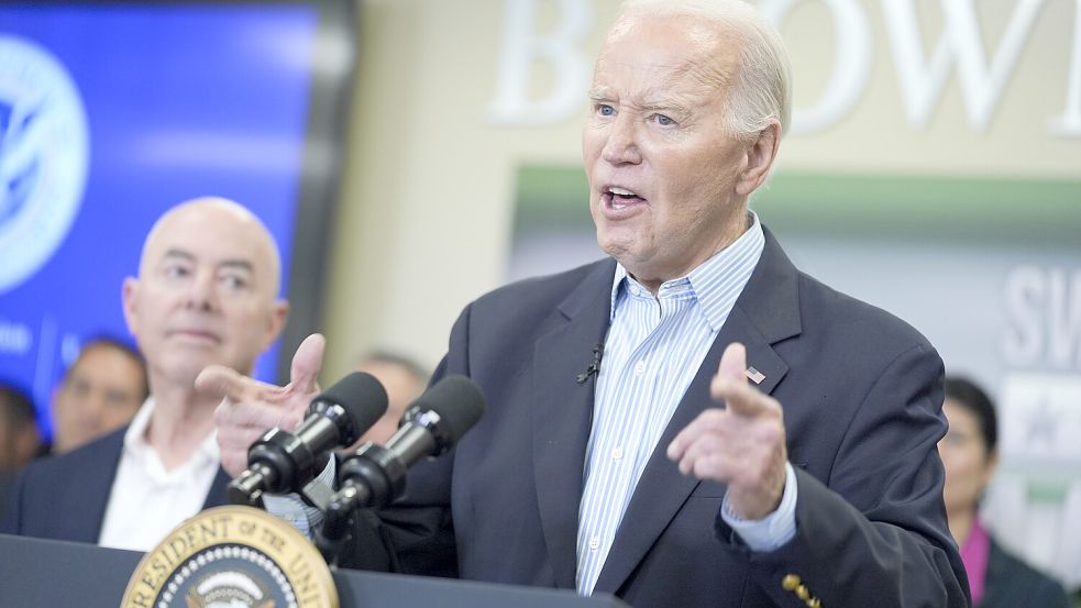 US-Präsident Biden ist der dienstälteste Präsident. Wie Wähler über sein fortgeschrittenes Alter denken. Foto: dpa/AP/Evan Vucci