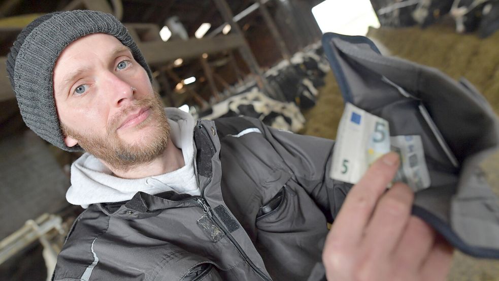 Wie viel Geld bleibt am Ende des Monats übrig? Diese Frage beschäftigt nicht nur Ingo Eggert, sondern auch viele andere Landwirte. Foto: Ortgies