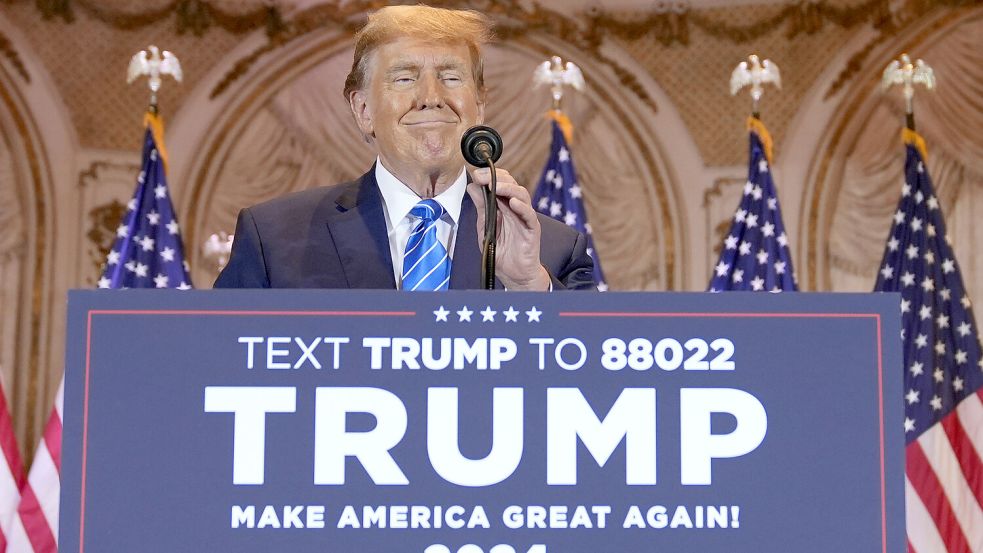 Donald Trump ist der große Gewinner des „Super Tuesday“. Foto: dpa/AP/Evan Vucci