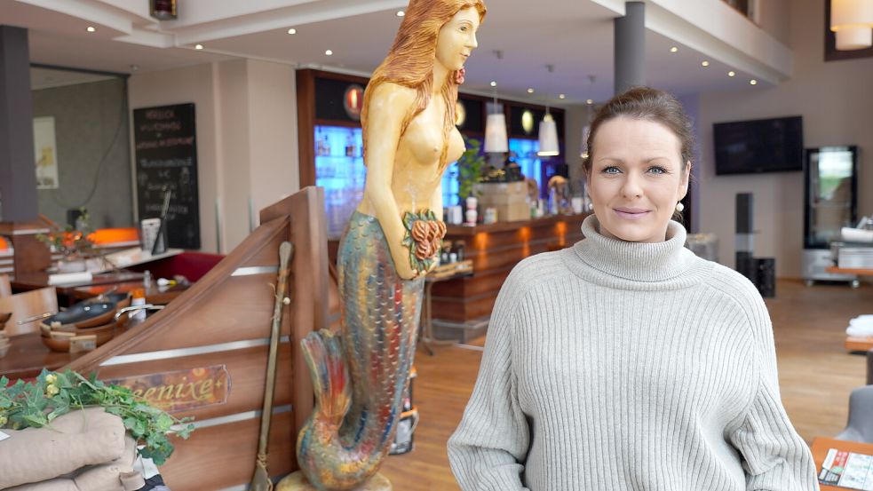 Margarita Aksoy kann es kaum erwarten, die Türen zur „Hafenliebe“ endlich für ihre Gäste zu öffnen. Foto: Roispich