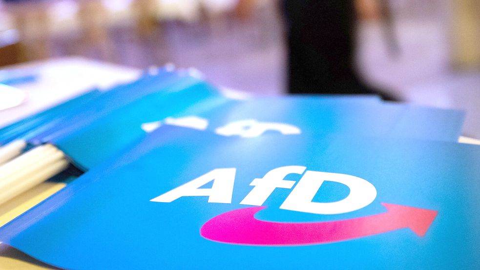 Die AfD nennt Gründe für die Absage des Kreisparteitages in Ostrhauderfehn. Foto: Karmann/DPA