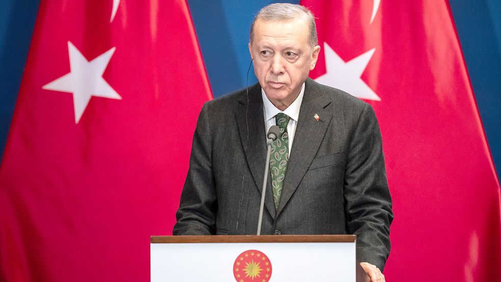 Türkischer Präsident Erdogan bittet um das Vertrauen der türkischen Bevölkerung. Foto: dpa/Marton Monus