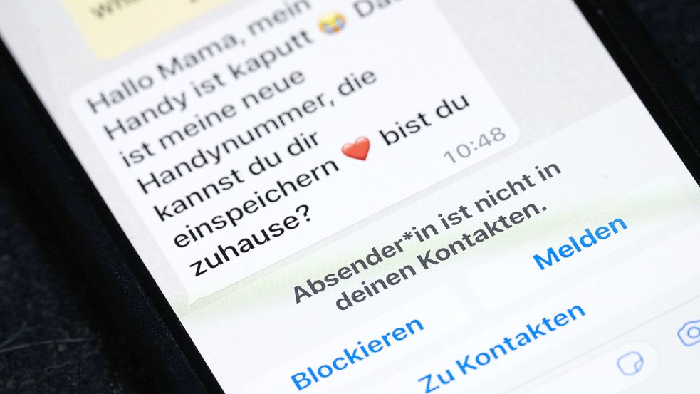 Kriminelle lassen sich immer neue Tricks einfallen, die wie solche Nachrichten dazu genutzt werden, Geld zu bekommen. Symbolfoto: Sebastian Gollnow/dpa