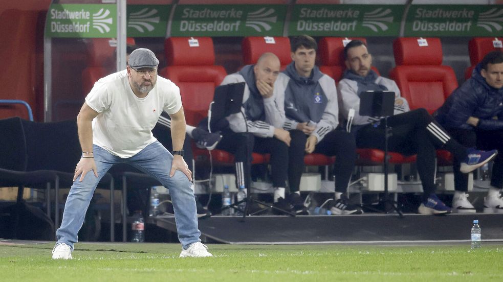 HSV-Trainer Steffen Baumgart: Gekommen als Hoffnungsträger – Ernüchterung nach Fehlstart. Foto: Imago Images/Norbert Schmidt