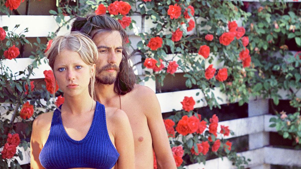 Muse des Pop: Pattie Boyd und Ex-Beatle George Harrison. Foto: picture alliance/dpa/Christie‘s