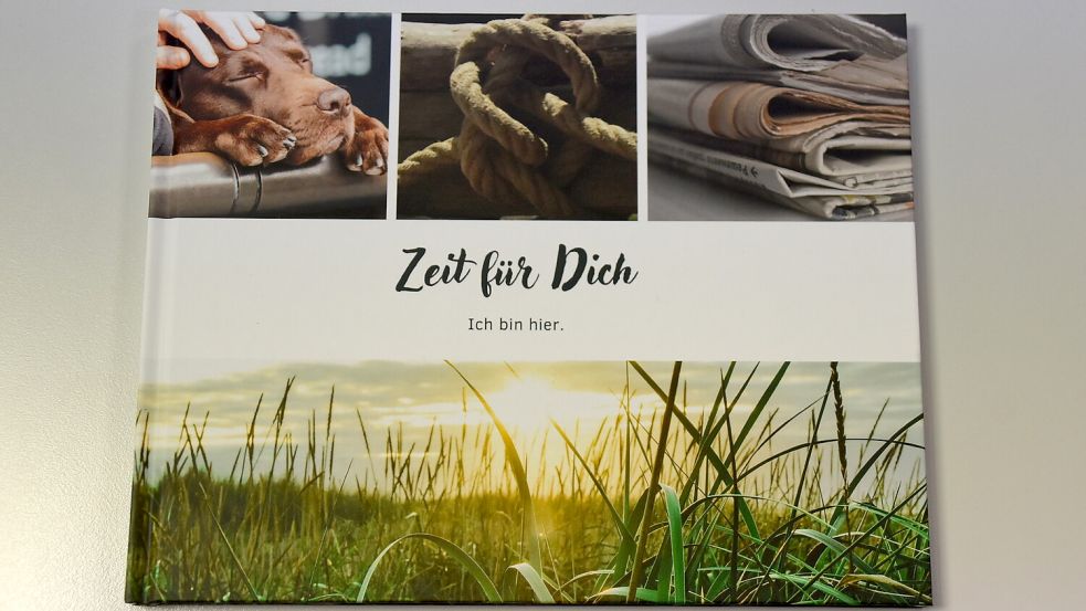 Das Buch „Zeit für Dich - Ich bin hier“ können Interessierte direkt bei Petra Geerds erwerben. Infos gibt es unter Telefon 04955/972947. Foto: Ammermann