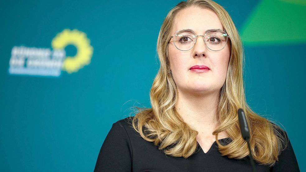 Grünen-Co-Fraktionschefin Katharina Dröge sagt im Interview selbstbewusst: „Wir sind die einzige Ampel-Partei, die ihr Ergebnis der Bundestagswahl in Umfragen halten kann.“ Foto: Jan Woitas/dpa