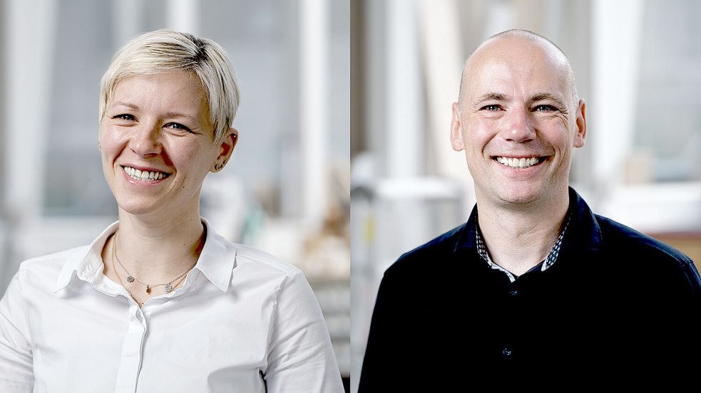 Ines und Jan Weiß übernehmen zum 1. April die Geschäftsführung des Westoverledinger Unternehmens. Foto: Studio Leer