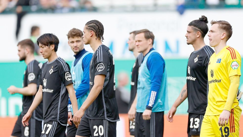 Nach dem Unentschieden in Fürth droht der HSV erneut den Aufstieg zu verpassen. Foto: Heiko Becker/dpa