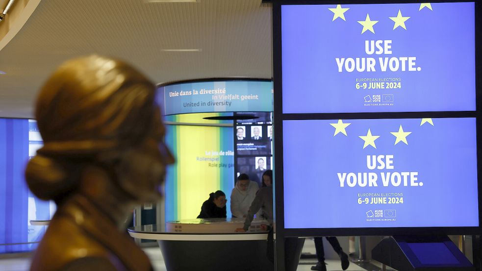 Das Datum für die EU-Wahlen steht fest: In Deutschland werden die Stimmen am 9. Juni abgegeben. Foto: Jean-Francois Badias/AP/dpa