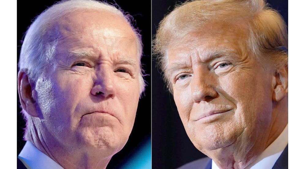 Joe Biden (l) und Donald Trump treten zur US-Präsidentschaftswahl an. Foto: --/AP/dpa