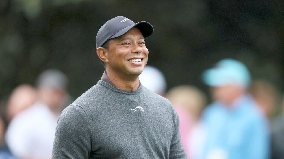 Träumt von seinem sechsten Masters-Titel: Tiger Woods. Foto: Jason Getz/Atlanta Journal-Constitution/AP/dpa