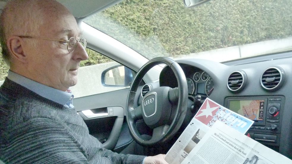 Otmar Pilsak hat die Medienberichte von damals sorgsam aufbewahrt. Archivfoto: Sammlung Pilsak