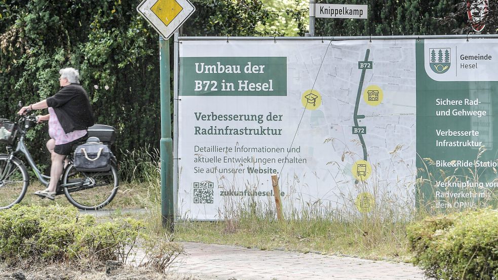 Die B72 wird derzeit umgebaut. Foto: Archiv