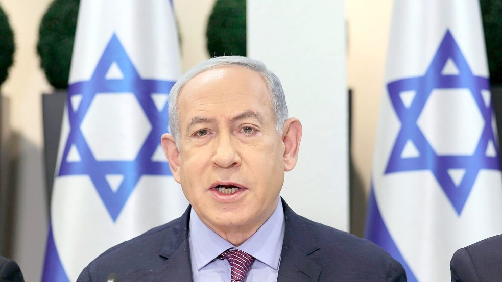 Israels Ministerpräsident Benjamin Netanjahu hält an seinem Kurs fest. Foto: Abir Sultan/AP/dpa