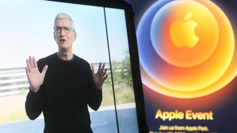 Apple-CEO Tim Cook hat mehrere iPad-Neuheiten gezeigt. Foto: IMAGO/ZUMA Wire