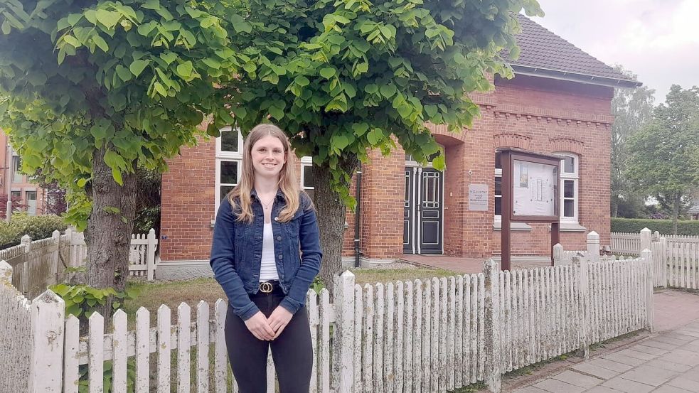 Hannah Poppinga absolviert ein FÖJ in Westoverledingen, dafür hat sie eine nachhaltige Tauschbörse im Sport organisiert. Foto: Oltmanns