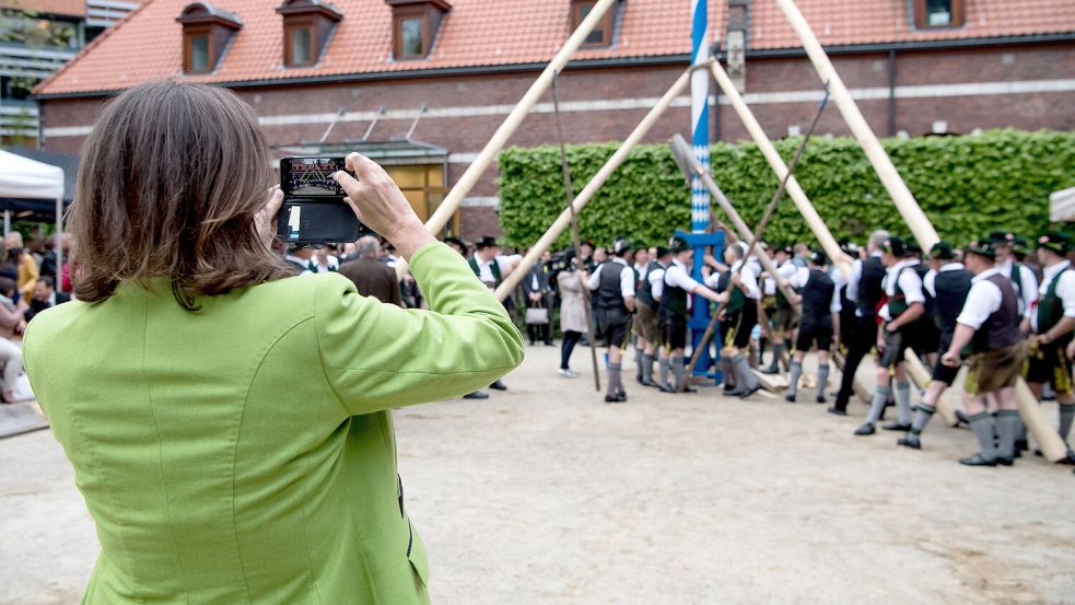 An der Bayerischen Vertretung in Brüssel treffen sich Politiker nicht nur für kulturelle Ereignisse, sondern auch für politische Gespräche. Foto: dpa/Sven Hoppe